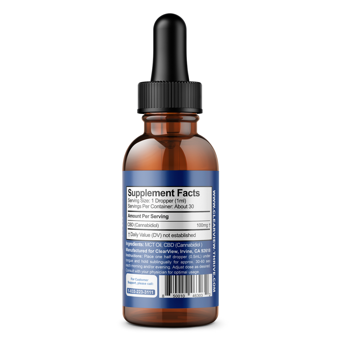 3000mg 1fl.oz Tincture – ClearView Thrive CBD