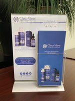 Load image into Gallery viewer, Trifold Display Stand (w/ pack of 25 Trifolds)